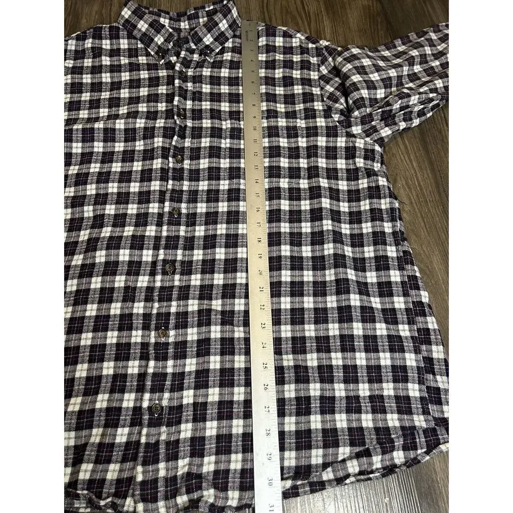 Saddlebred Mens Multicolor Plaid Classic Fit Collared Button Down Shirt Sz 2XLT‎